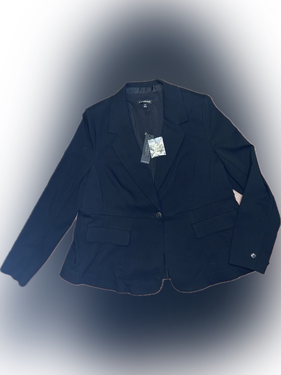 Lane Bryant Jackets & Blazers - NWT Lane Bryant Sexy Stretch Black Modern Classic Sleek Office Blazer Jacket 22